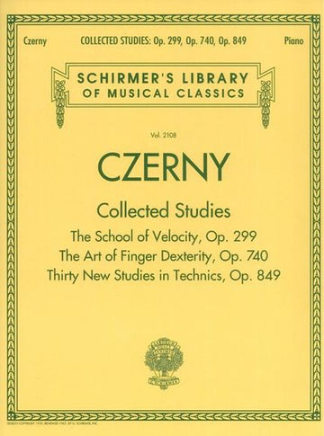 CZERNY C. - Gesammelte Studien - OP.299 OP.740 OP.849 - Klavier