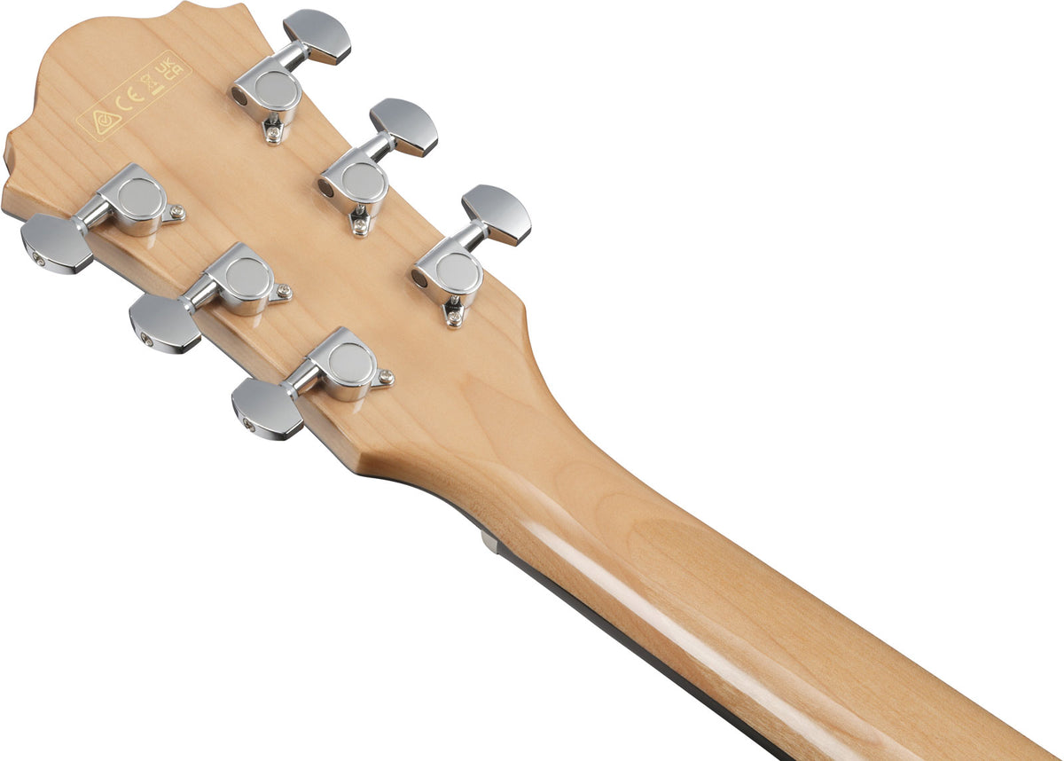 Ae170-Ntr Natural High Gloss Top Transparent Red High Gloss Back And Sides
