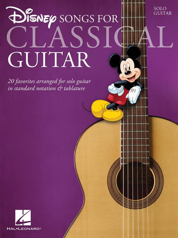 Disney-Lieder – Klassische Gitarre – Solfège und Tabulaturen