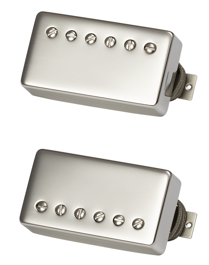 Custombucker Abgestimmter Satz Double Black True Historic Nickelkappen