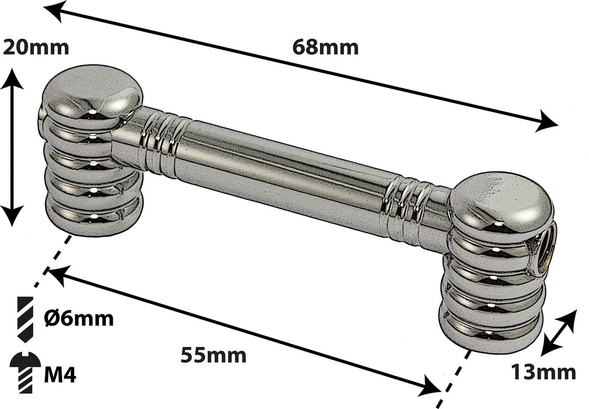 TL5D55 - SPANNBCKCHEN TUBELUG - 55MM - DOPPELTE SPANNSCHRAUBEN (X1)