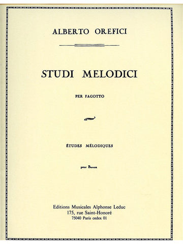 OREFICI A. - STUDI MELODICI - BASSON