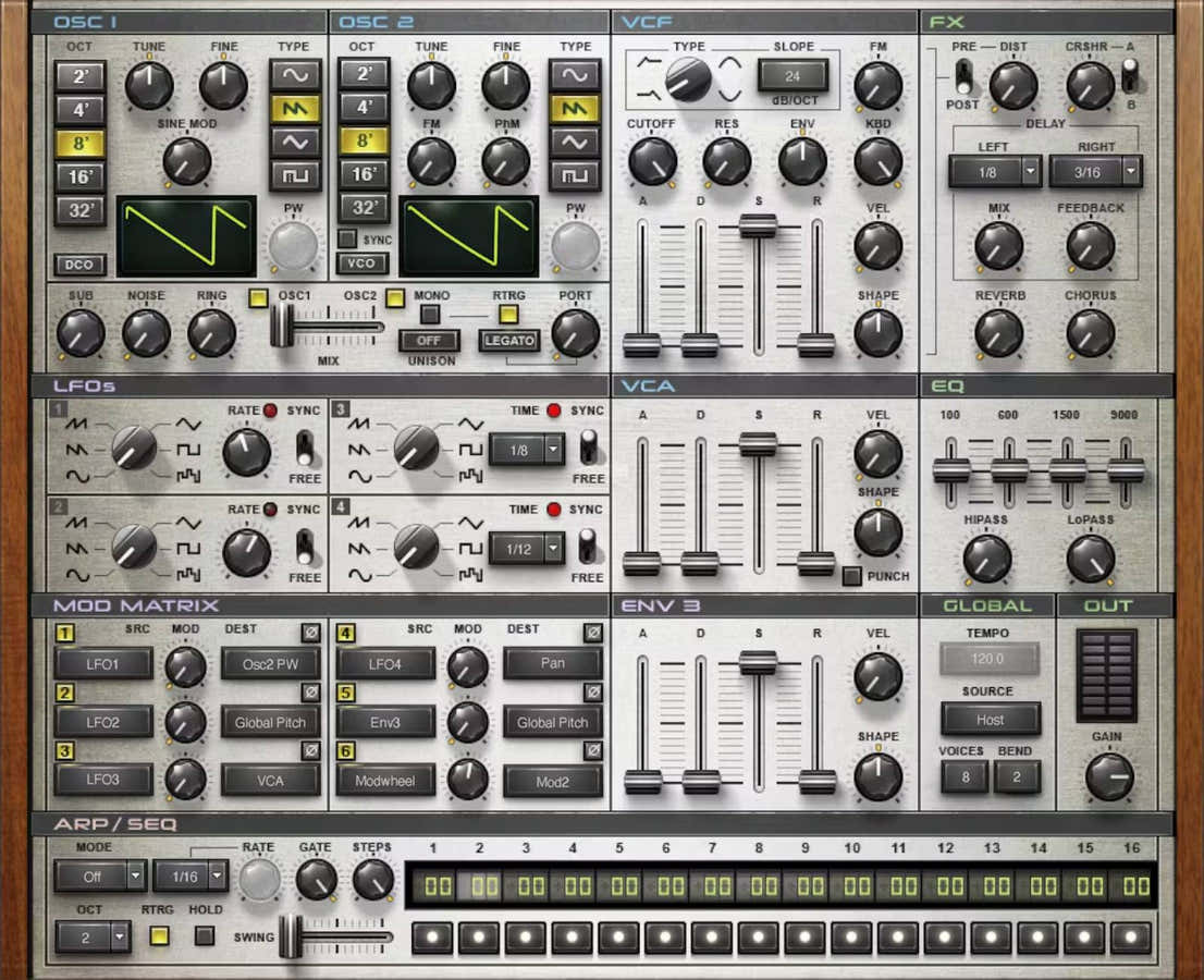 Element 2.0 Virtueller analoger Synthesizer