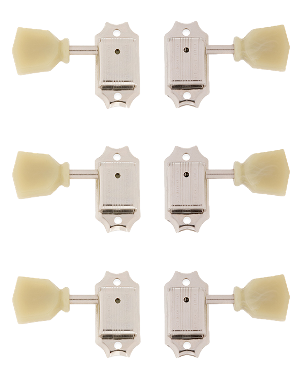 PARTS DELUXE REISSUE-STYLE TUNER SET NICKEL
