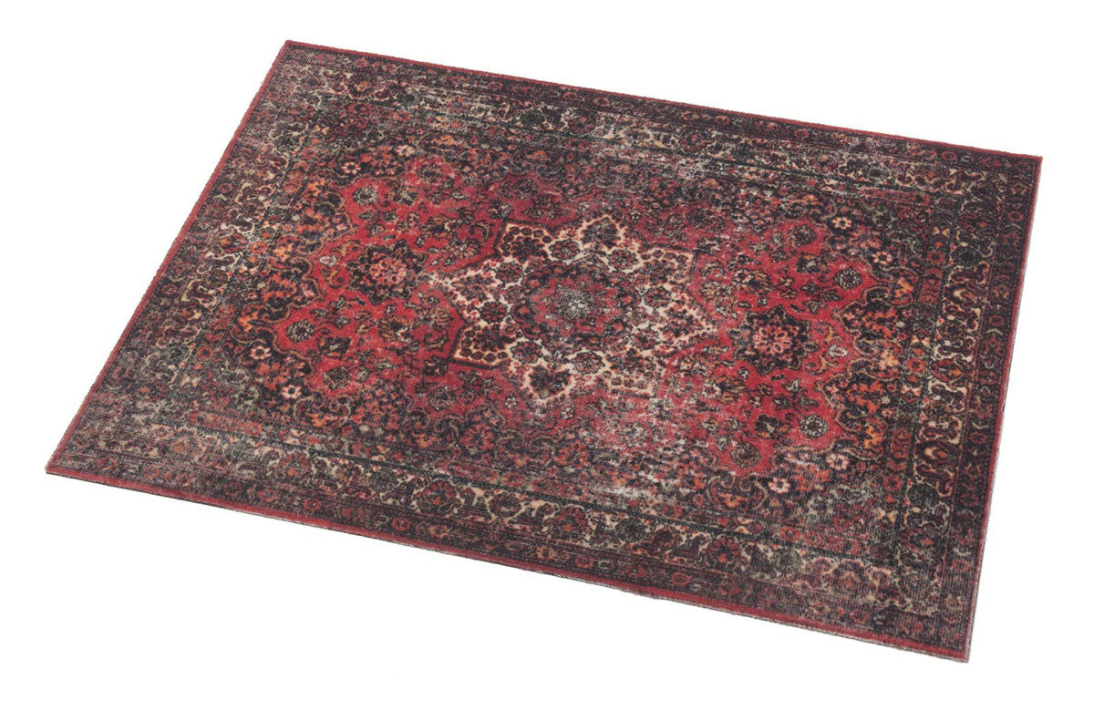 VPA-ORD Teppich Vintage Persian Club Series 80 X 60CM Rutschfest Original Rot