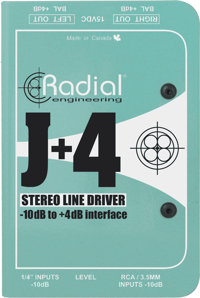 J+4 Aktiver Stereo Konverter