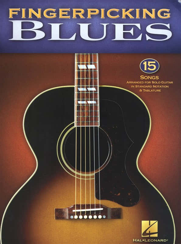 Fingerpicking Blues 15 Songs Arr Für Sologitarre - Gitarrentabulatur