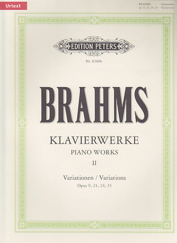 Brahms Johannes - Klavierwerke Bd.2 (Urtext)