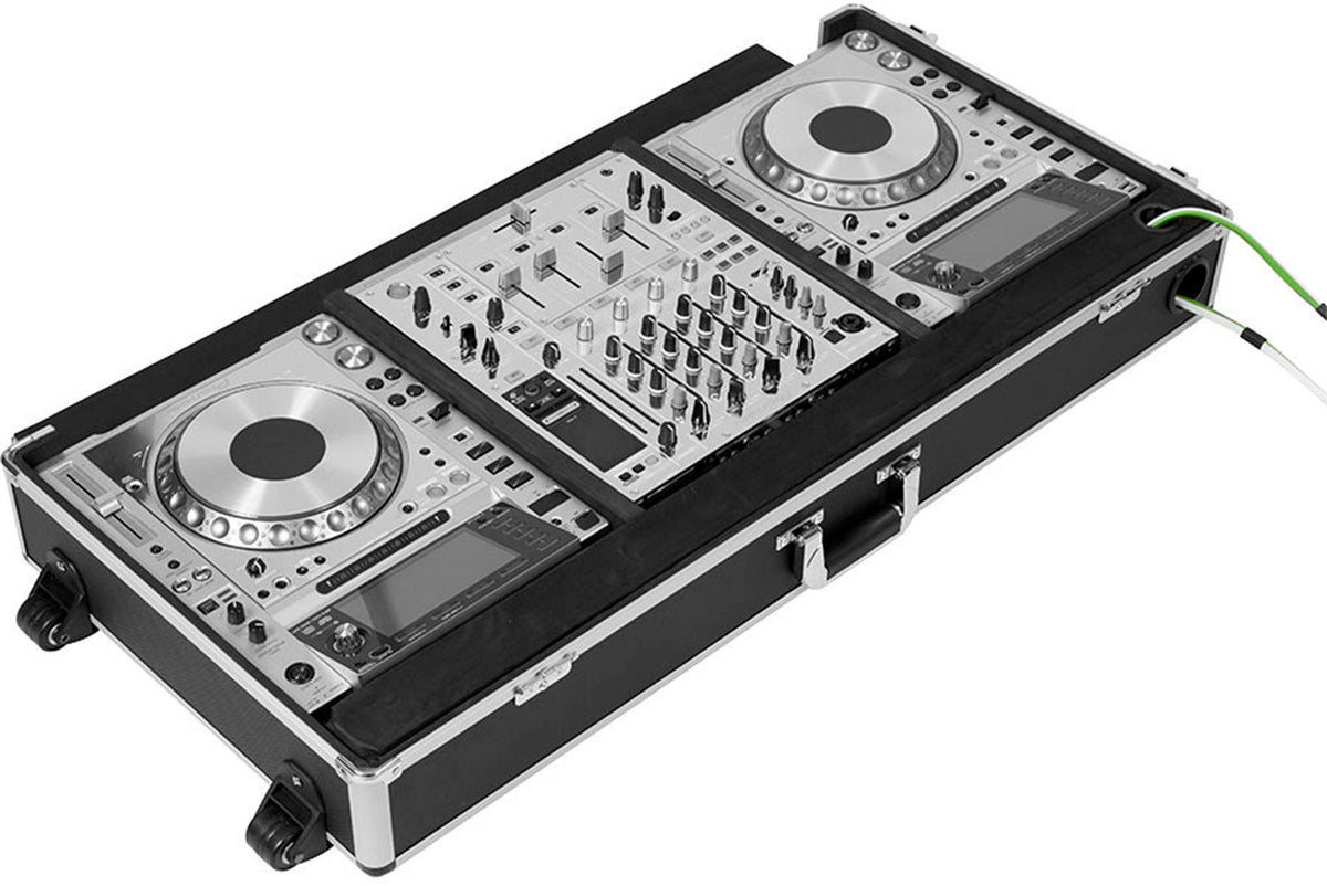 Koffer für Regie 12'' XDJ1000 MKII und DJM750 W Silber