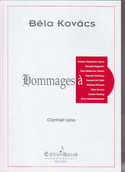 Hommages Clarinette - Kovacs