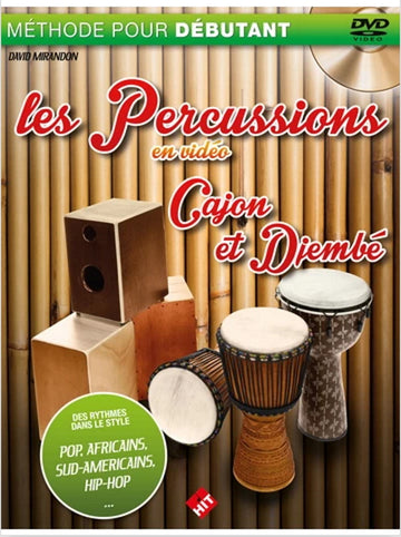 Mirandon D. - Die Percussion im Video Buch + DVD - Djembe und Cajón