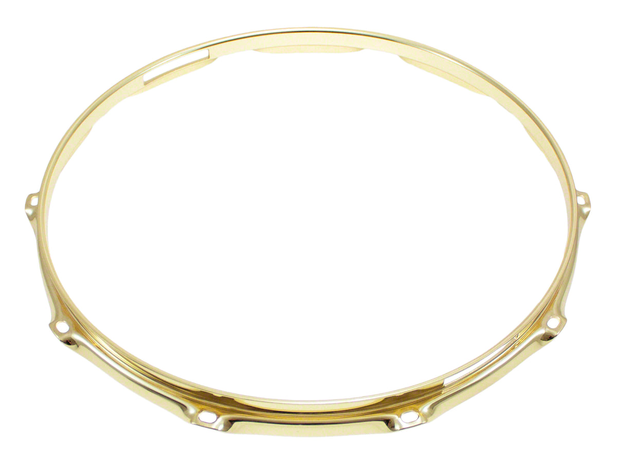Spannreifen 14" 10 Spannschraube Snare-Seite Gold Super Triple Flange 2.3mm