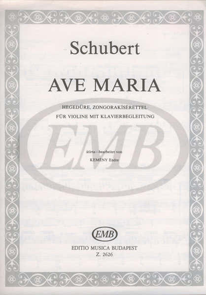 Schubert F. - Ave Maria Op 52 N 6 - Violin And Piano