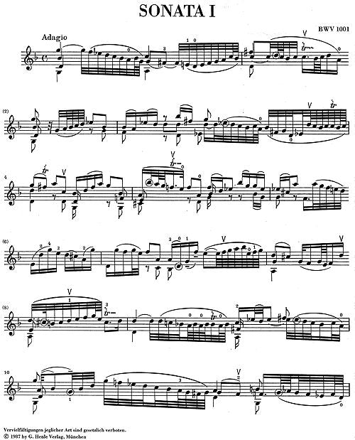 Bach J.S. - Sonatas And Partitas BWV 1001-1006 For Violin Solo (notated And Annotated Version)