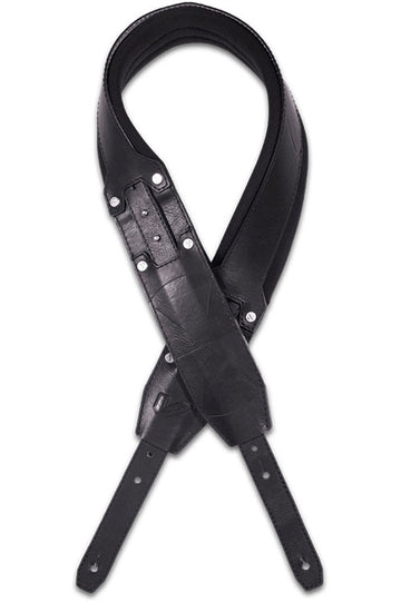 Recoil David Ellefson Signature - Gurt 4 cm Neopren und veganes Leder - Schwarz