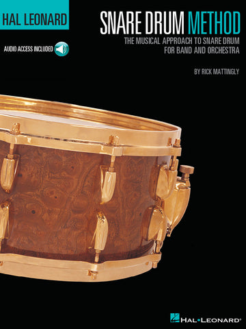 Rick Mattingly Hal Leonard Snare Drum Method Drums + Audio En Ligne - Drums