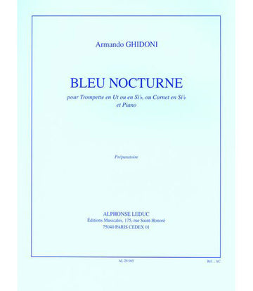 Ghidoni A. - Bleu Nocturne - Trompette (cornet) et Piano