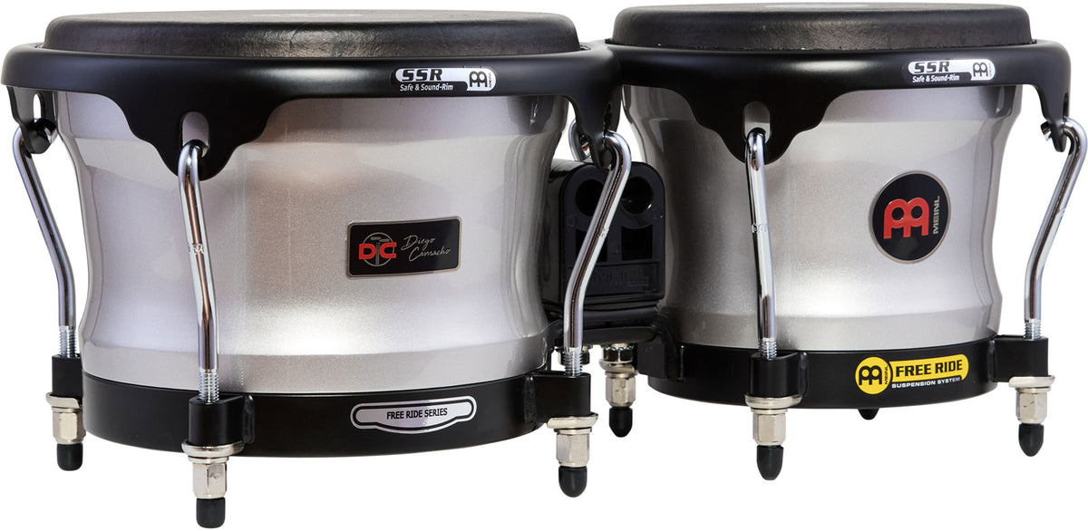 DC400PG - Diego Camacho Signature 7" & 8 1/2" Bongo - Pearl Grey
