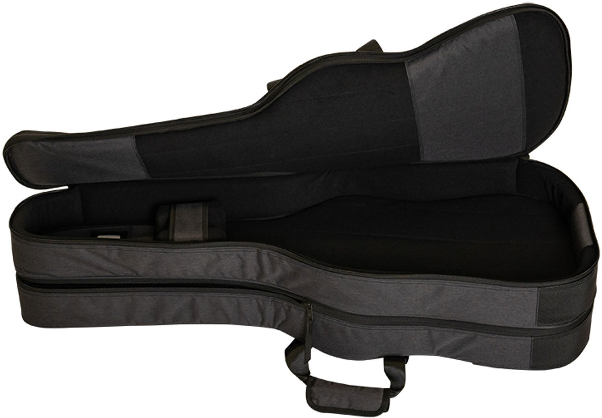 Graue Doppelte E-Gitarren-Tasche