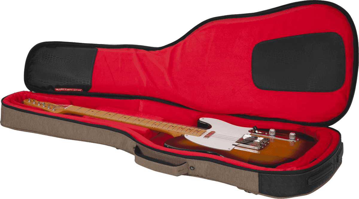 E-Gitarren-Gigbag Braun - Transit