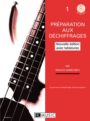 Darizcuren Francis - Vorbereitung auf das Vom-Blatt-Lesen Vol.1 und 2 + CD - Bassgitarre