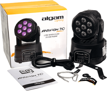 MINI WASH 710 - LYRE WASH LED 7 x 10 W RGBW