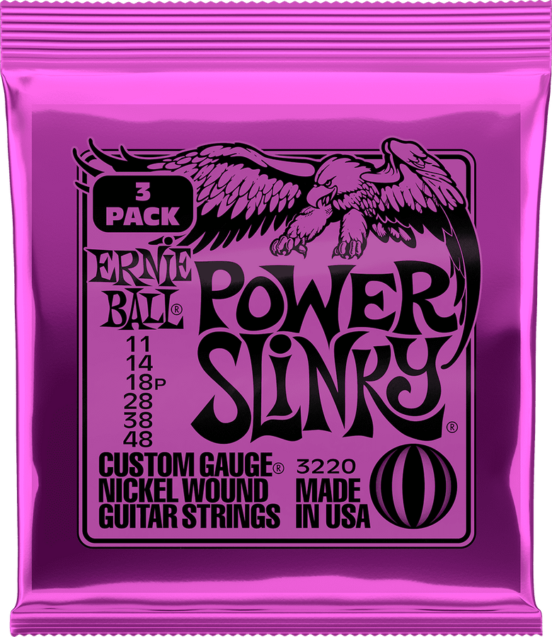 3220 Power Slinky 11-48 3er-Pack