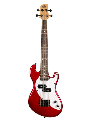 Solid Body U-Bass 4 Cordes With Bag - Metallic Red