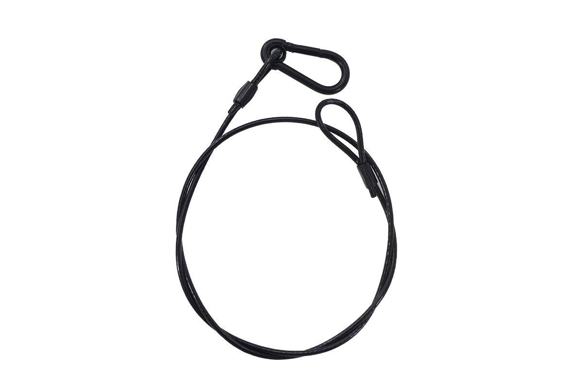 Algam Lighting Sicherheitsschlinge 3 mm 75 cm Schwarz