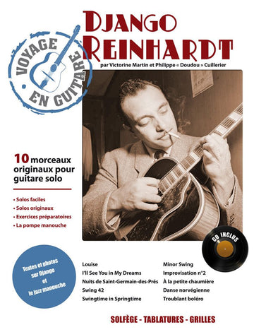 Reinhardt Django - Reise mit der Gitarre + CD - Gitarren-Tabulatur