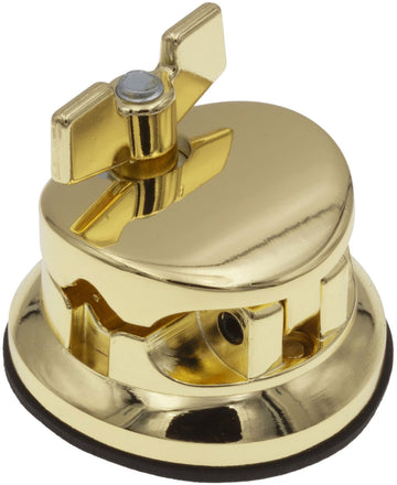TB10BR - Runde Deluxe-Tom-Spannböckchen / Standtom Gold 50mm (x1)