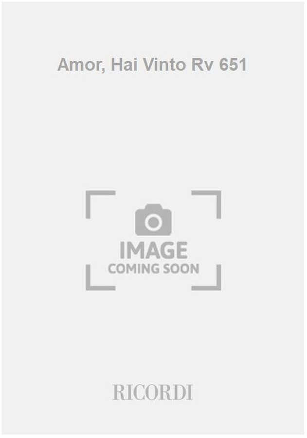 Amor Hai Vinto Rv 651