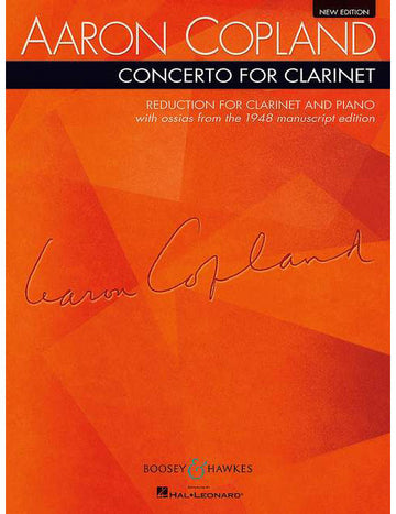 Copland - Concerto For Clarinette - Clarinette Et String Orchestre H Et Piano