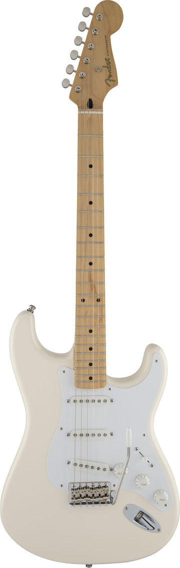 Stratocaster Signatur Jimmie Vaughan MN Tex-Mex Olympisches Weiß