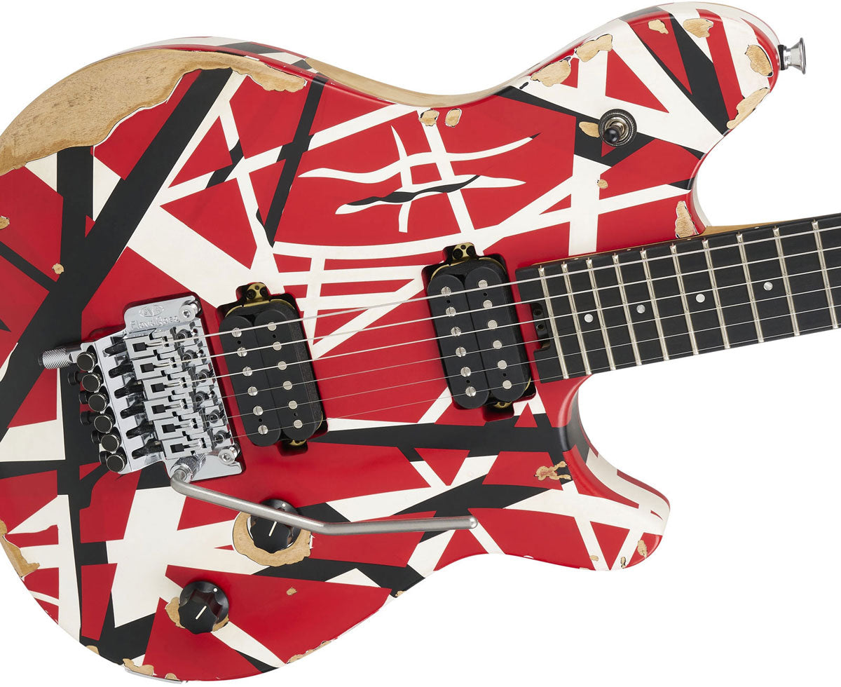 Wolfgang Special Striped Series LTD EBO Rot Schwarz und Weiß gealtert