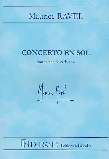 RAVEL M. - CONCERTO EN SOL - CONDUCTEUR