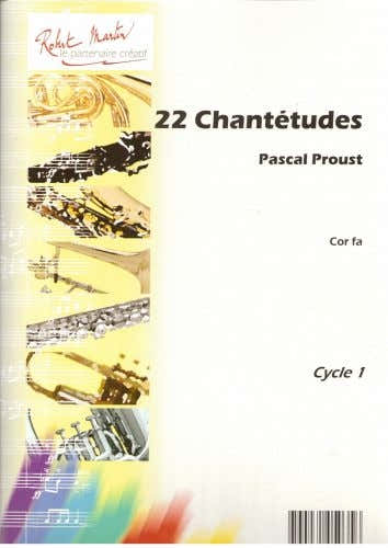 PROUST P. - 22 CHANTETUDES FOR COR