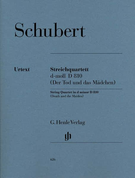 Schubert F. - String Quartet "the Death And The Maiden" D Minor D 810