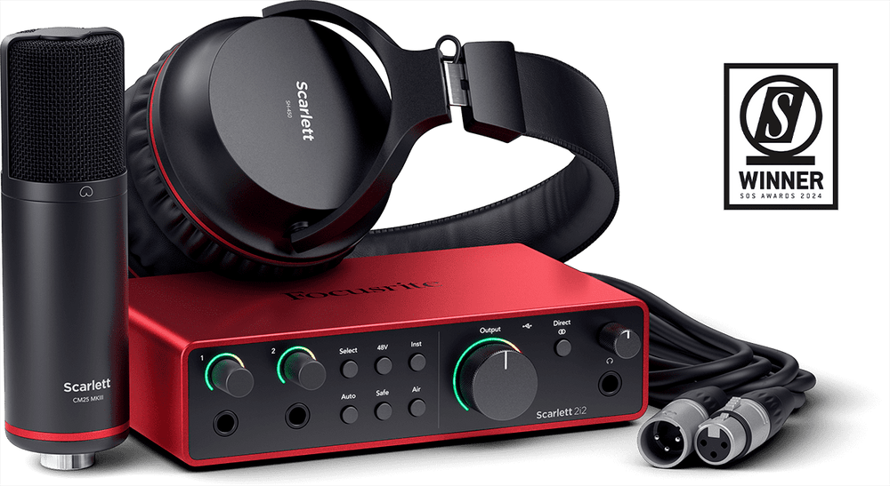 Focusrite Scarlett 2i2 Studio 4. Generation