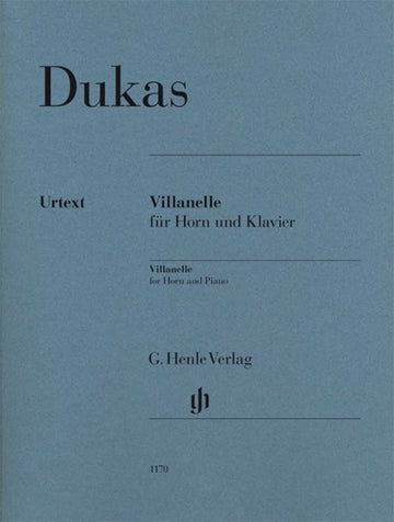 DUKAS PAUL - VILLANELLE - COR & PIANO