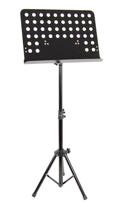 MU30 Notenständer Schwarz Orchester Ablage