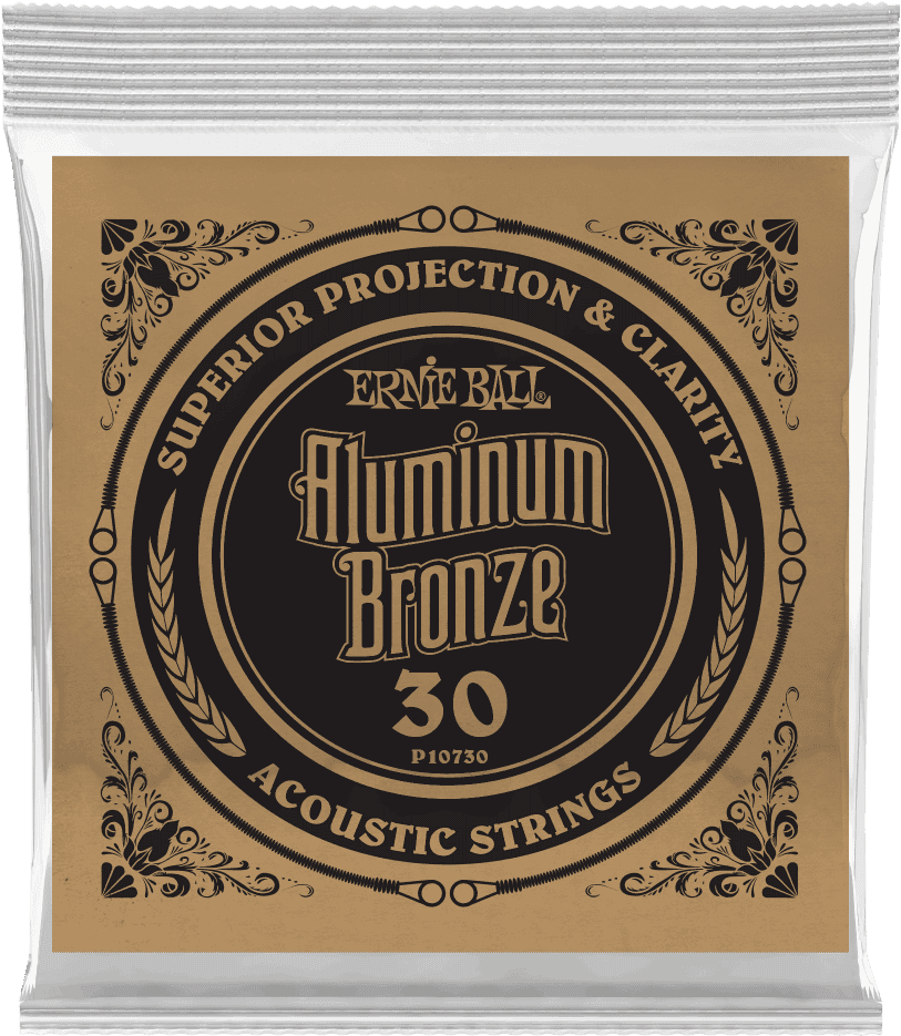 .030 ALUMINUM BRONZE WOUND ACOUSTIC GUITAR STRINGS