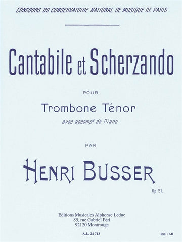 Cantabile and Scherzando for Trombone and Piano
