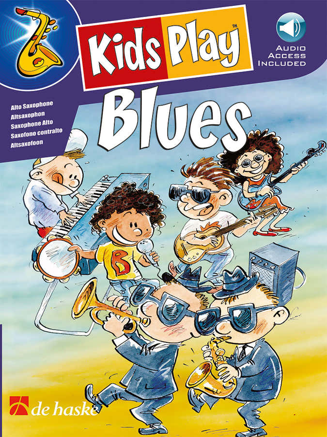 Kinder spielen Blues