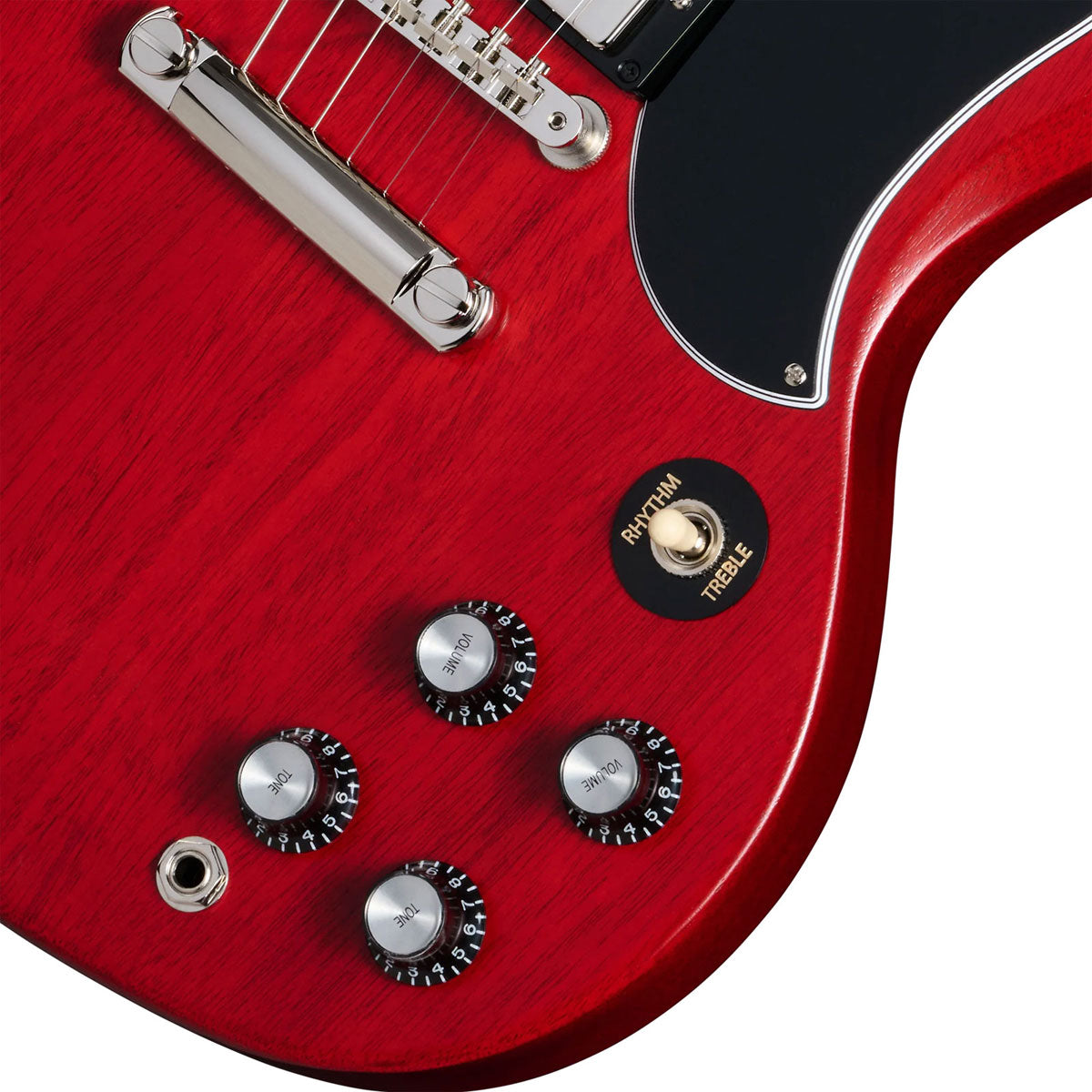 SG Standard '61 Faded, 57 Classic mit weniger Windungen Vintage Cherry Satin