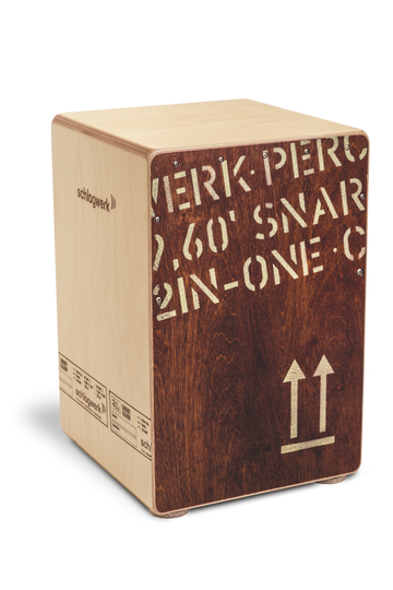 S-CP403RED - 2 IN ONE SNARE CAJON - MEDIUM - RED