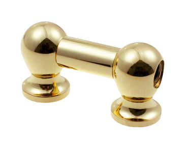 TL1S25-BR Rohrböckchen 25mm Messing Einseitig (X1)