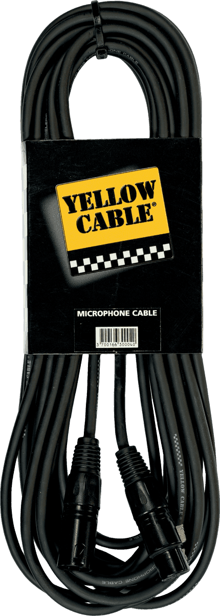 MICROPHONE STANDARD STANDARD CABLES XLR PROFILE MALE/XLR FEMALE 15M