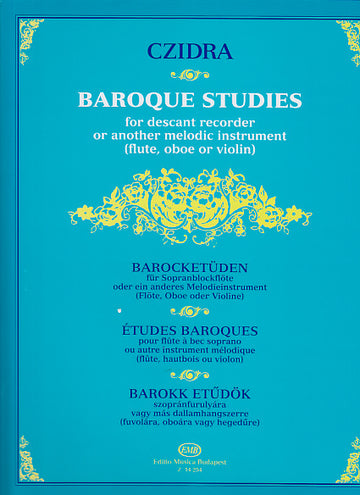 Czidra L. - Baroque Studies For Descant Recorder