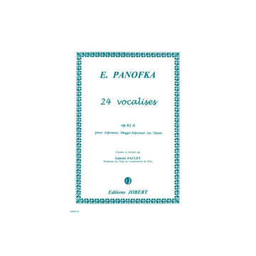 Panofka - Vocalises Vol.1 op.81A-sat - Voix Élevée et Piano